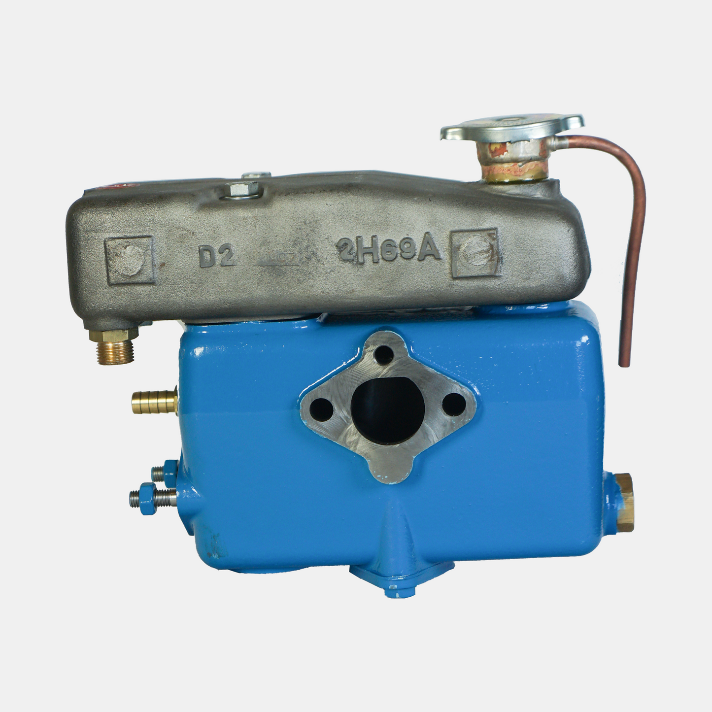 Sabb lyddæmper/vandkølet manifold med ferskvandstank H+G+2H