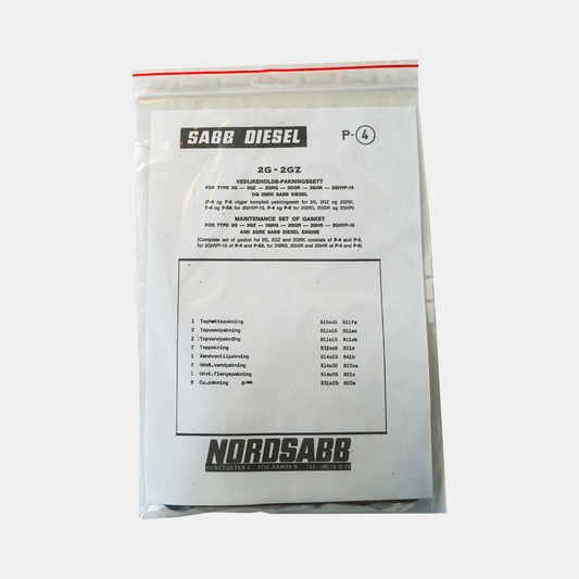 Sabb - Pakningssæt 2G top