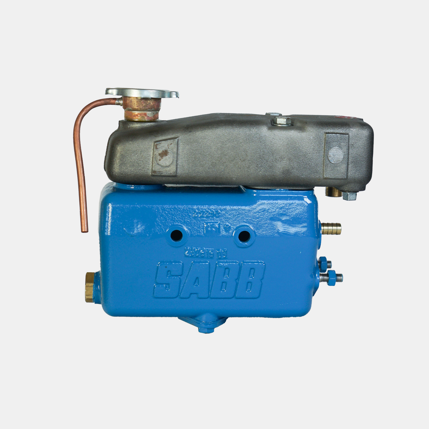 Sabb lyddæmper/vandkølet manifold med ferskvandstank H+G+2H